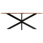 Ruokapöytä 180x90x75 cm täysi seesampuu