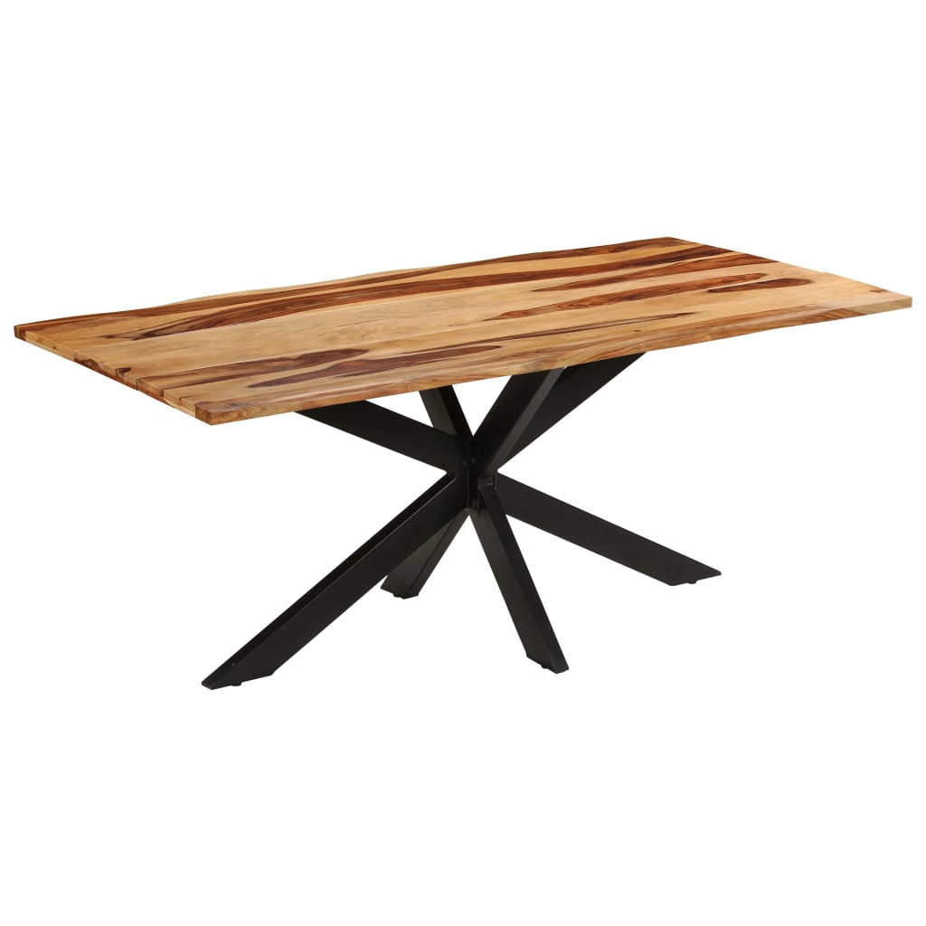 Ruokapöytä 180x90x75 cm täysi seesampuu