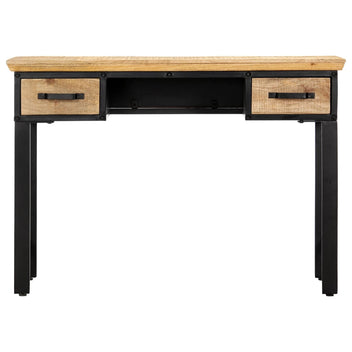 Skrivbord 110x50x76 cm massivt mangoträ