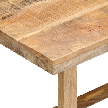 Skrivbord 180x120x76 cm massivt mangoträ