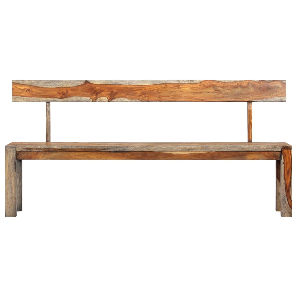 Bänk 160 cm, grå