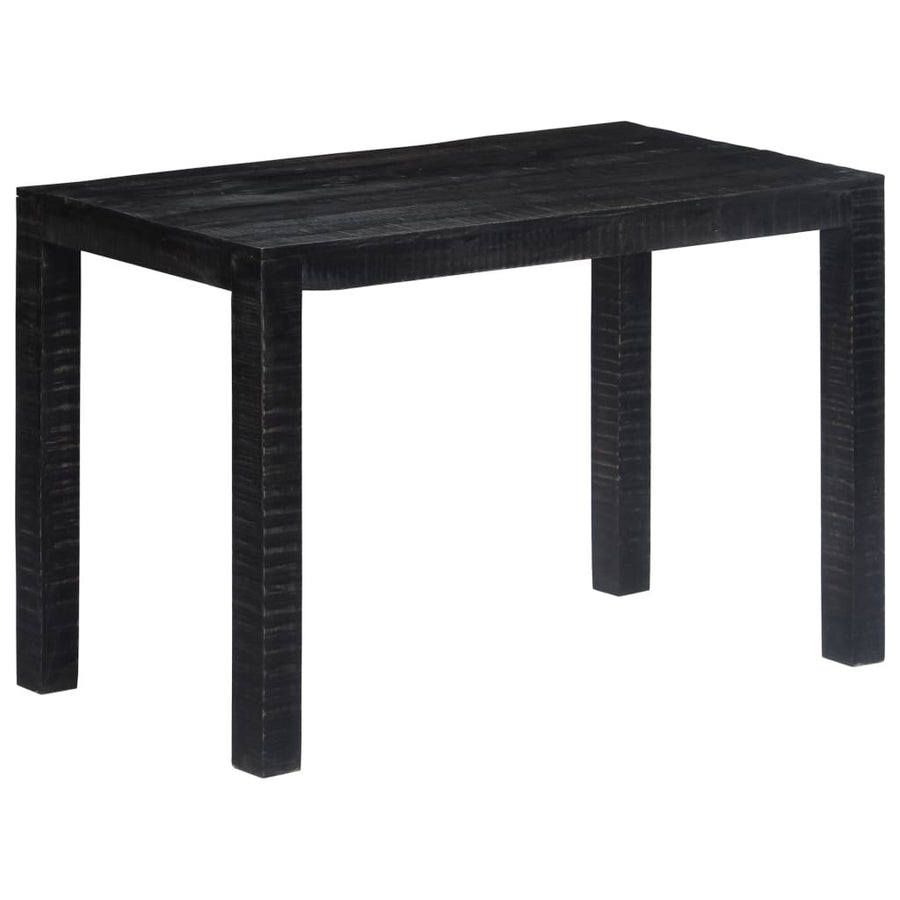 Matbord, svart, 118x60x76 cm, mangoträ