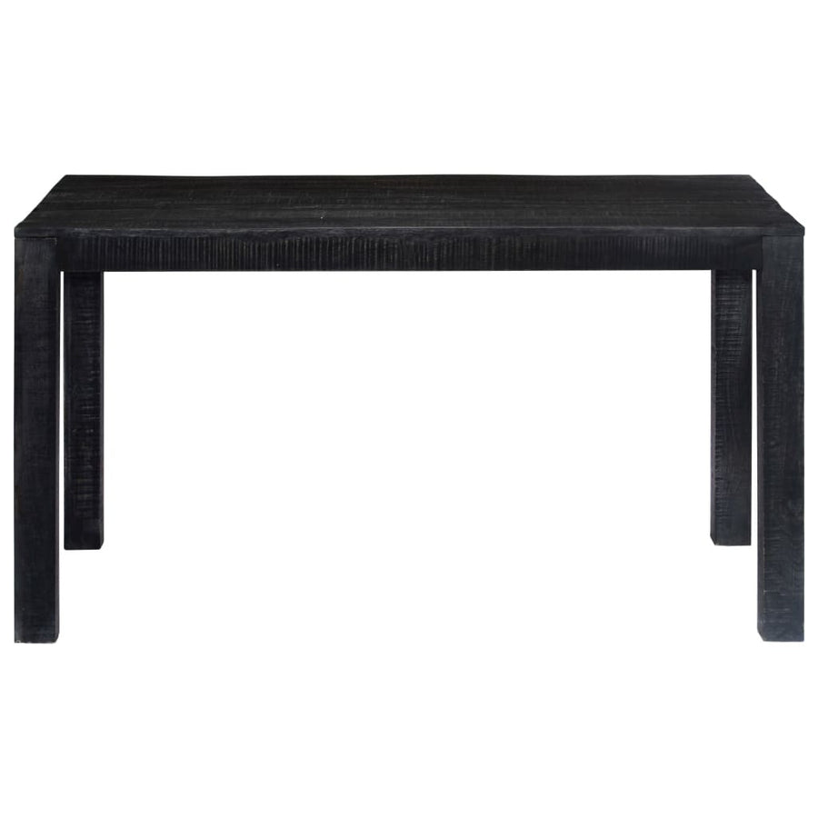 Matbord, svart, 118x60x76 cm, mangoträ