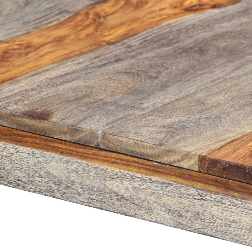 Ruokapöytä harmaa 118x60x76 cm täysi seesampuu