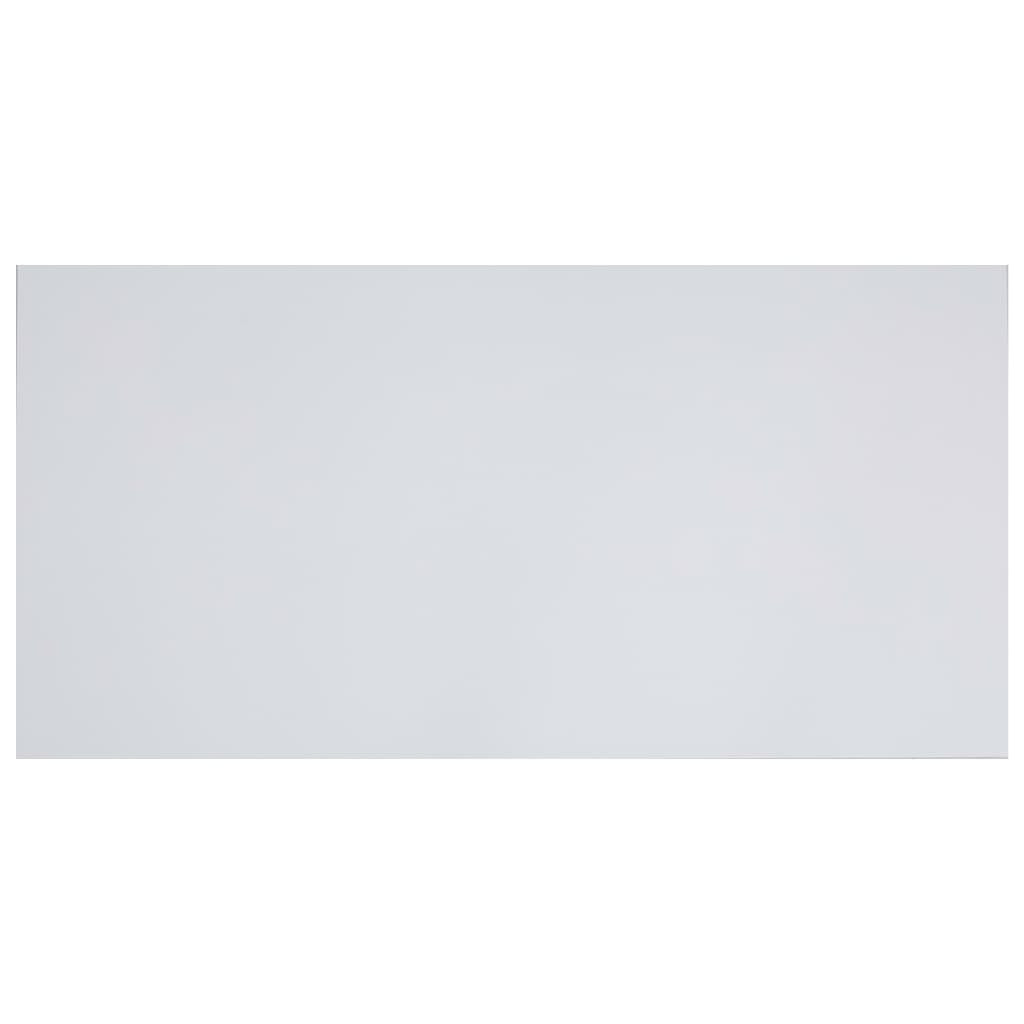 Ruokapöytä valkoinen ja musta 120x60x74 cm MDF