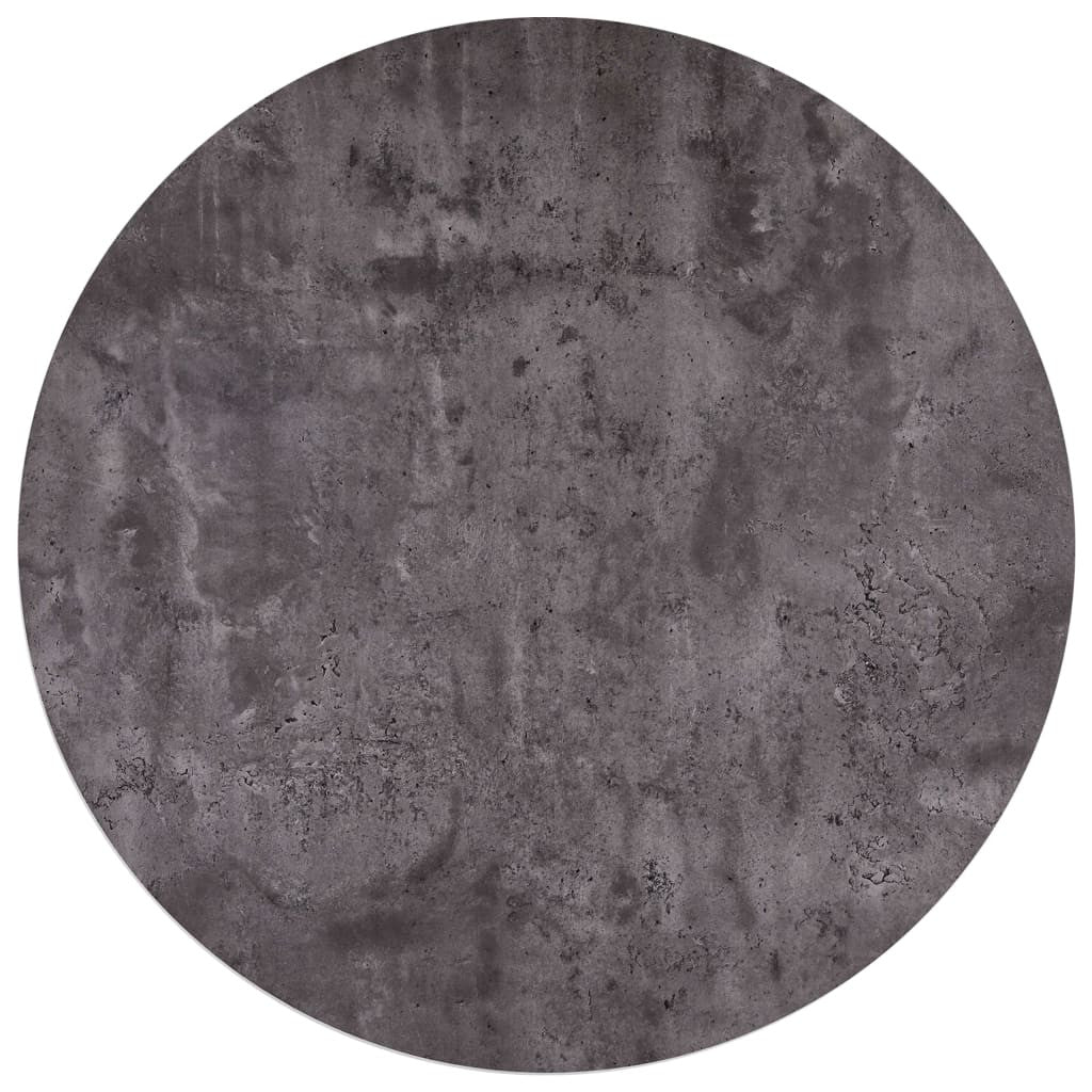 Ruokapöytä betoni ja musta 90x73,5 cm MDF