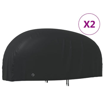 Moottoripyörän suojat 2 kpl 230x95x125 cm 210D Oxford kangas