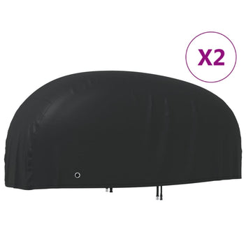 Moottoripyörän suojat 2 kpl 245x105x125 cm 210D Oxford kangas