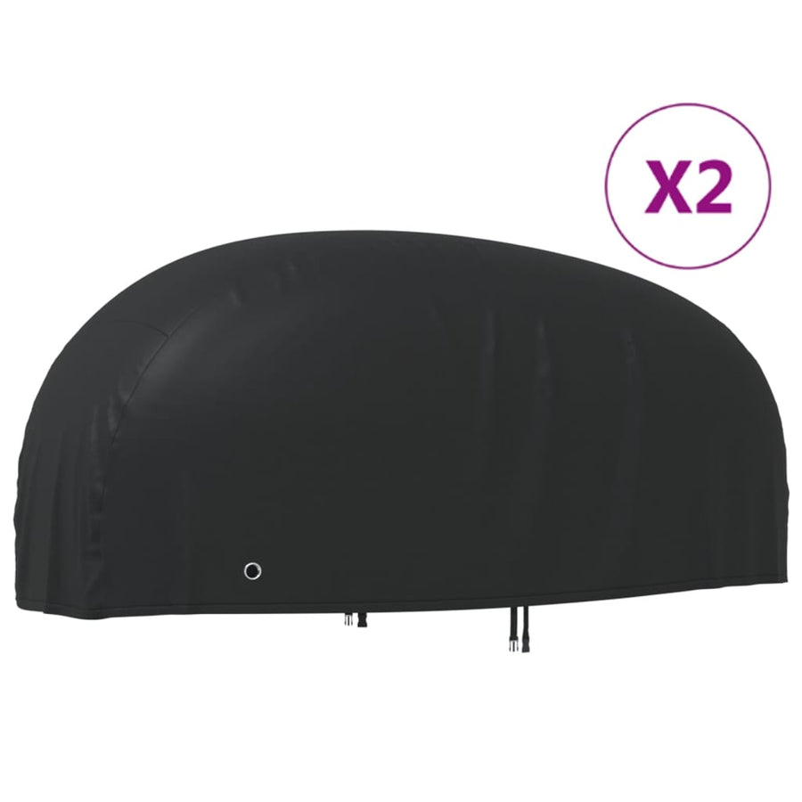 Moottoripyörän suojat 2 kpl 245x105x125 cm 210D Oxford kangas
