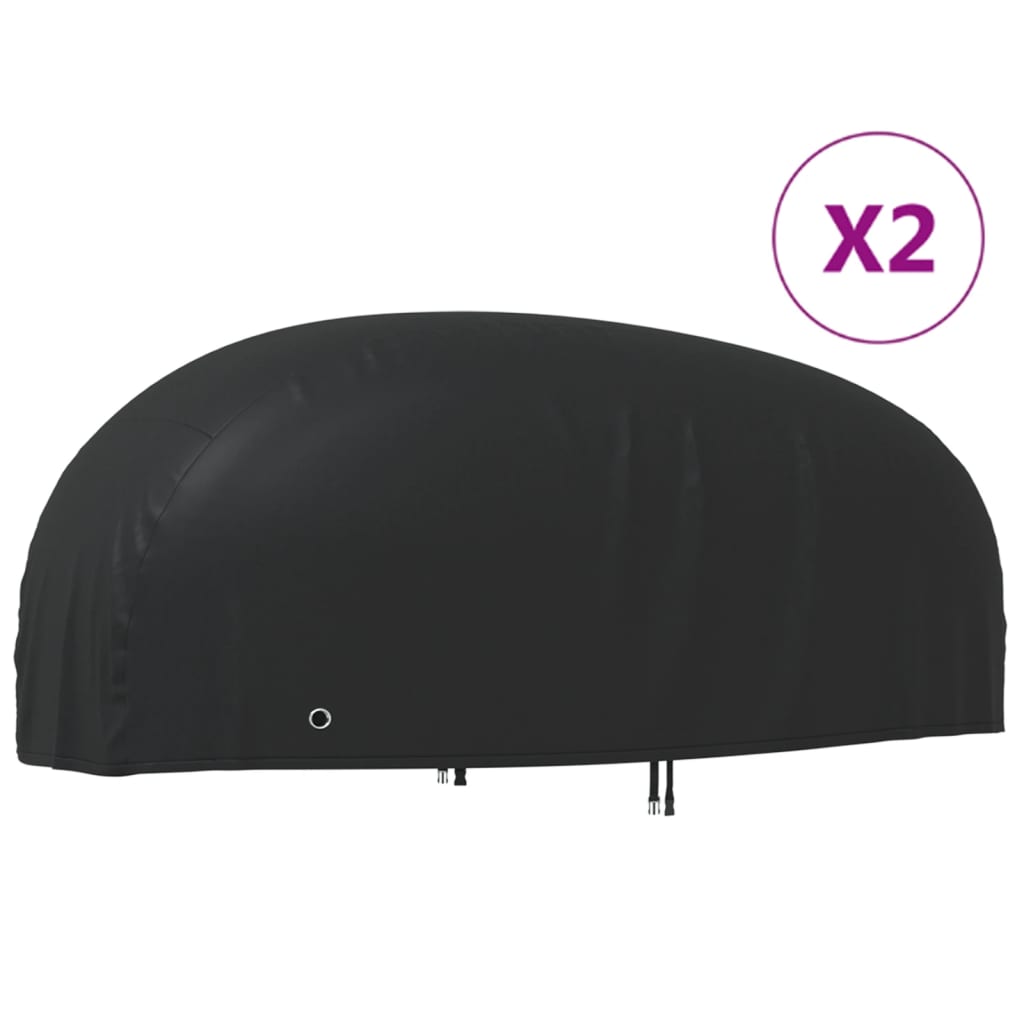 Moottoripyörän suojat 2 kpl 295x110x140 cm 210D Oxford kangas