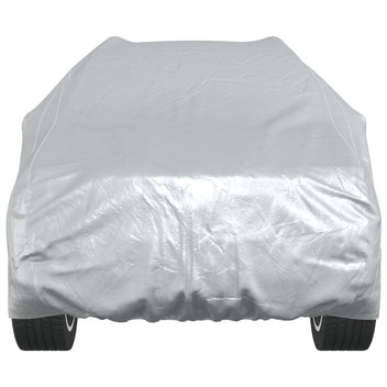 Autopeite katumaasturille solkihihnoilla täysi hopea XL