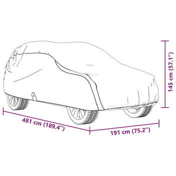 Autopeite katumaasturille harmaa L kuitukangas