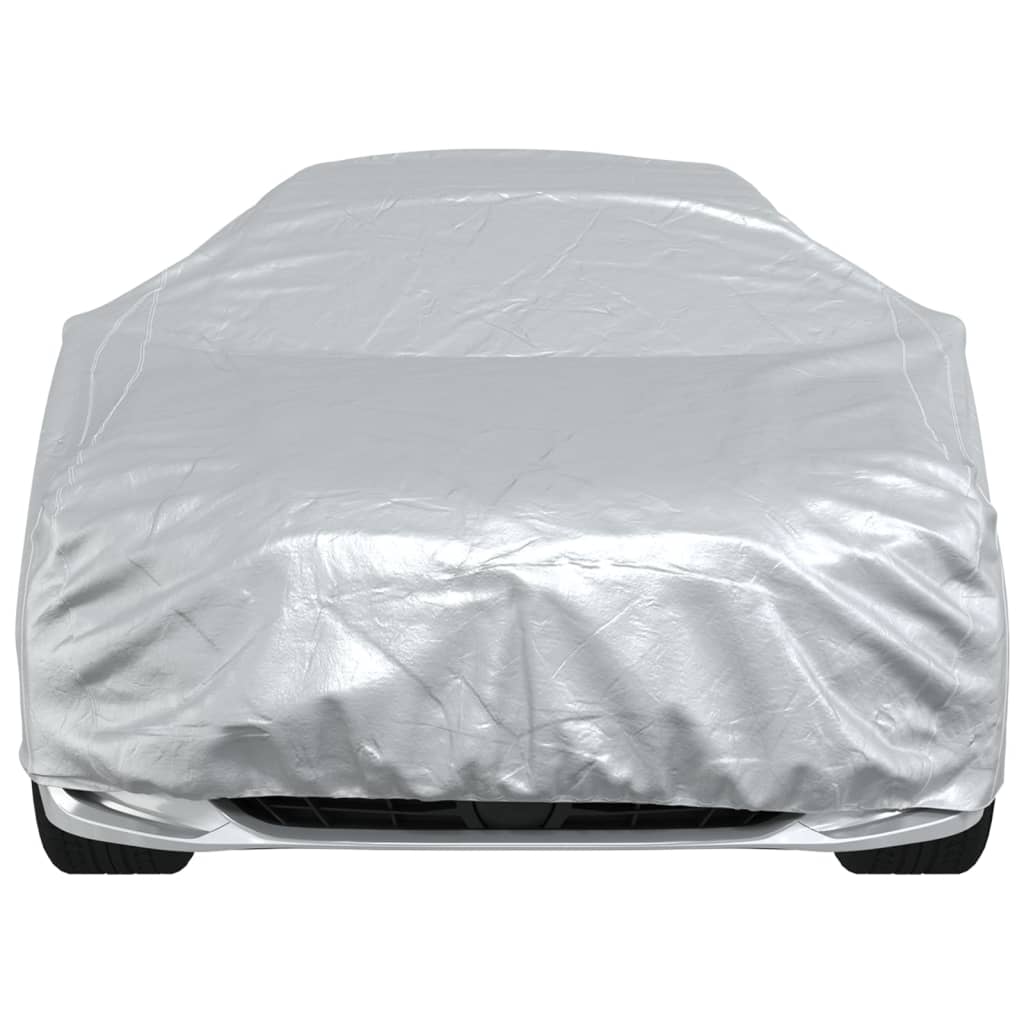 Autopeite porrasperälle solkihihnoilla täysi hopea XL PEVA