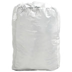 Auton puolipeite koukuilla hopea XL PEVA