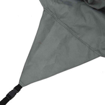 asuntovaunun päällinen harmaa 550x250x220 cm kuitukangas