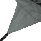 asuntovaunun päällinen harmaa 732x250x220 cm kuitukangas