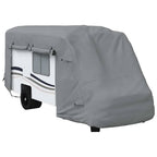 asuntoauton päälliset harmaa 570x235x275 cm kuitukangas