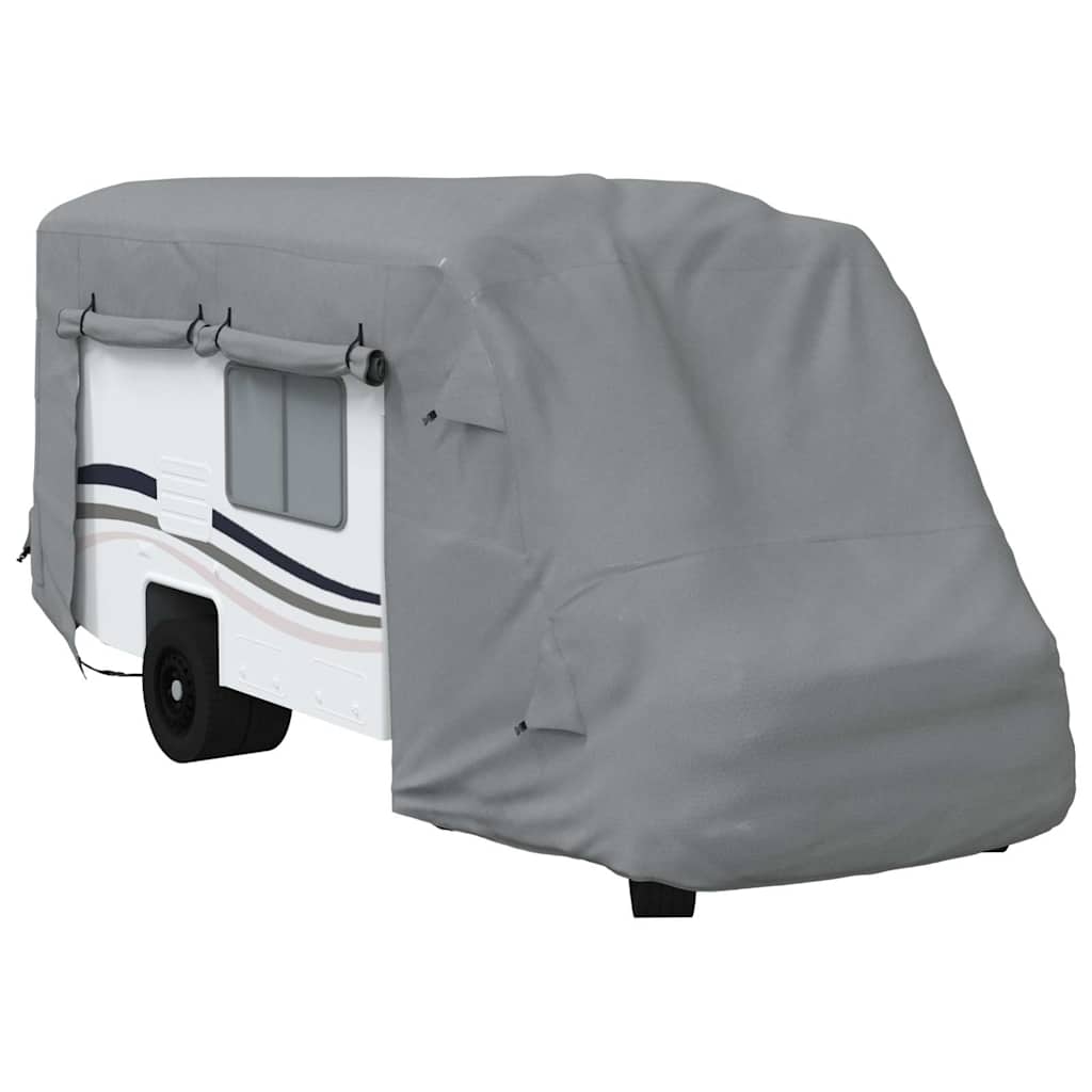 asuntoauton päälliset harmaa 570x235x275 cm kuitukangas