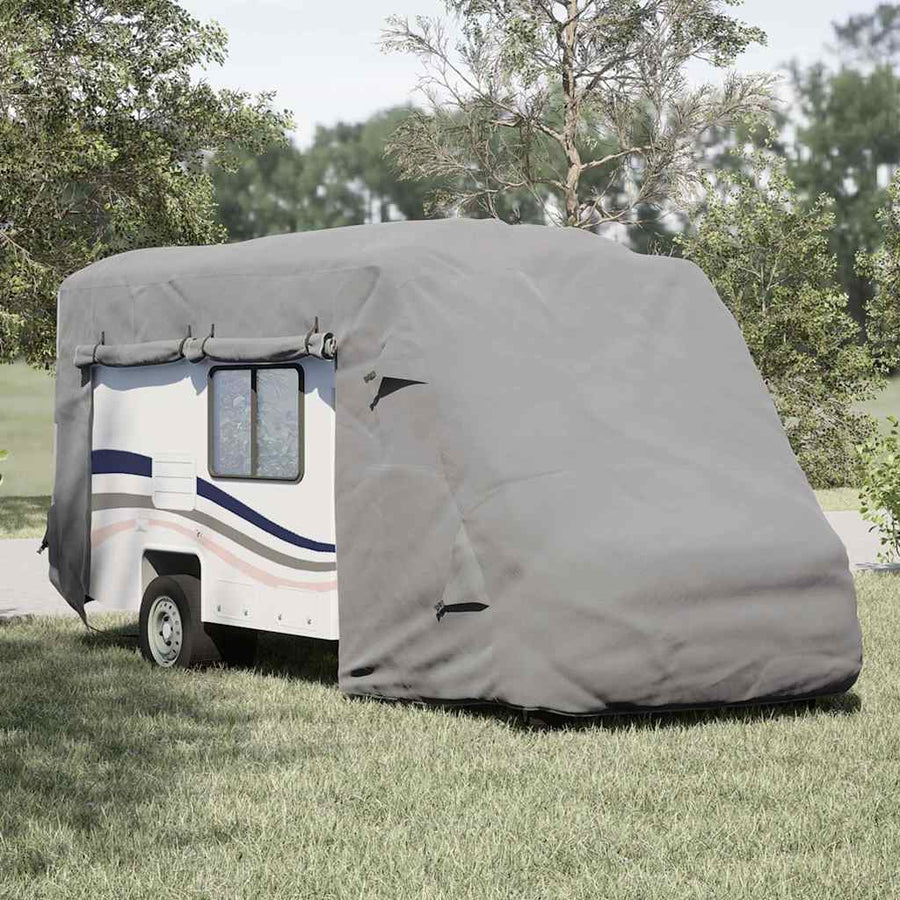 asuntoauton päälliset harmaa 570x235x275 cm kuitukangas