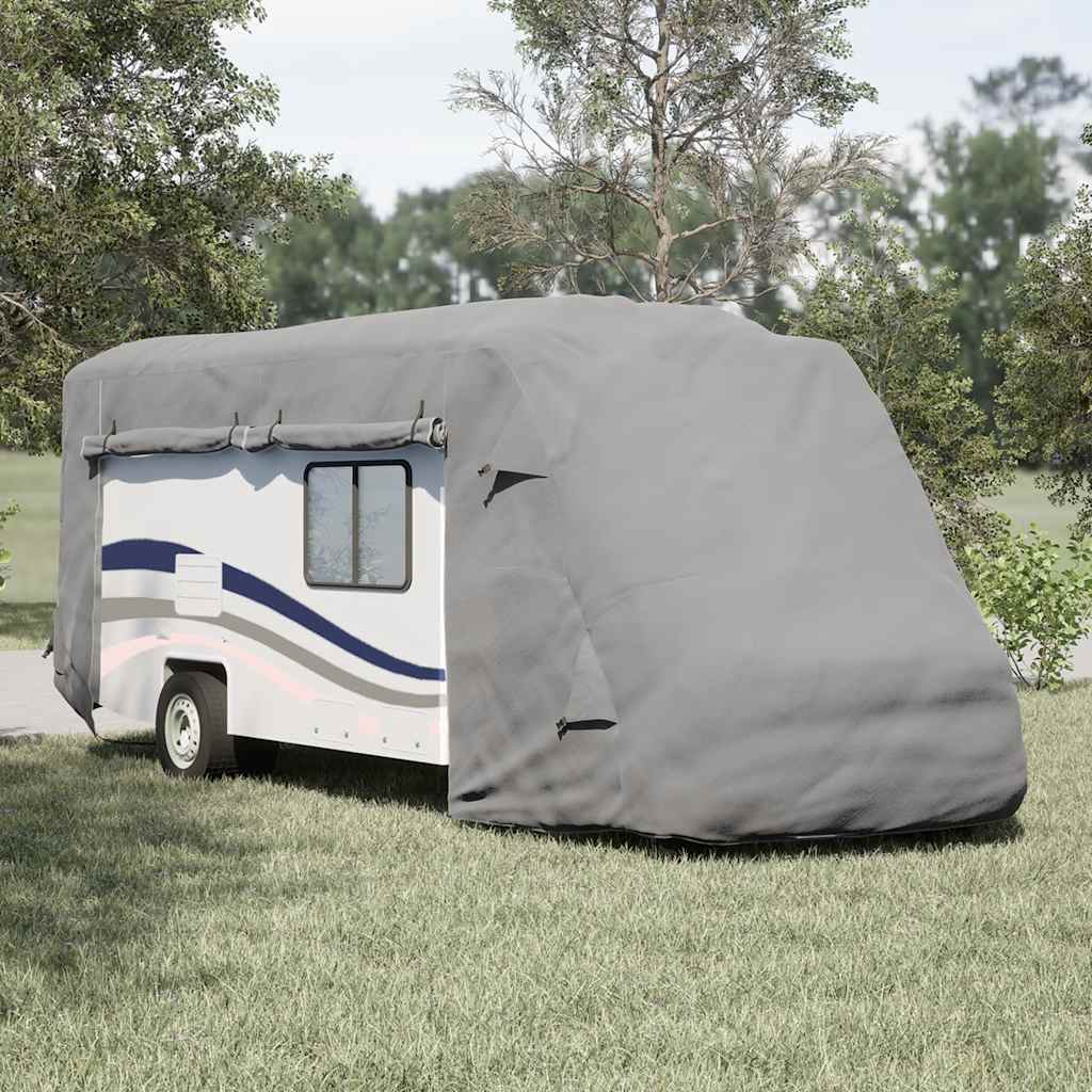 asuntoauton päälliset harmaa 660x235x275 cm kuitukangas