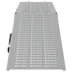 Kokoontaittuva ramppi 200kg 2 kpl Hopea 166 x 23 x 4,5 cm