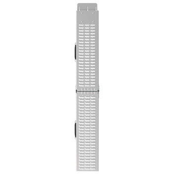 Kokoontaittuva ramppi 200kg 2 kpl Hopea 166 x 23 x 4,5 cm