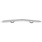 Kokoontaittuva ramppi 200kg 2 kpl Hopea 186 x 23 x 4,5 cm