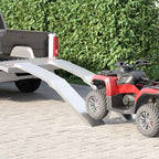 Moottoripyöräramppi 680 kg 2 kpl Hopea 680 kg Alumiini