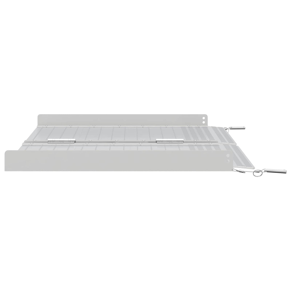 Rollaattorin ramppi 270 kg Hopea 270 kg Alumiini 62 x 73 x 5 cm