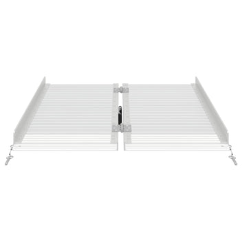 Rollaattorin ramppi 270 kg Hopea 270 kg Alumiini 92 x 73 x 5 cm
