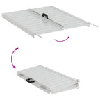 Rollaattorin ramppi 270 kg Hopea 270 kg Alumiini 92 x 73 x 5 cm