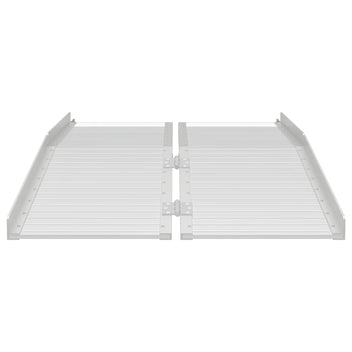 Rollaattorin ramppi 270 kg Hopea 270 kg Alumiini 122 x 73 x 5 cm