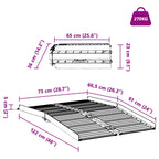 Rollaattorin ramppi 270 kg Hopea 270 kg Alumiini 122 x 73 x 5 cm