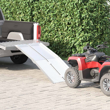 Rollaattorin ramppi 270 kg Hopea 270 kg Alumiini 152 x 73 x 5 cm