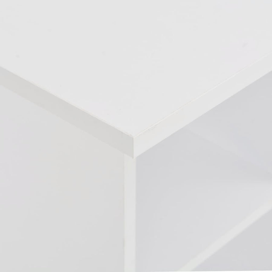 Barbord, vitt, 60x60x110 cm