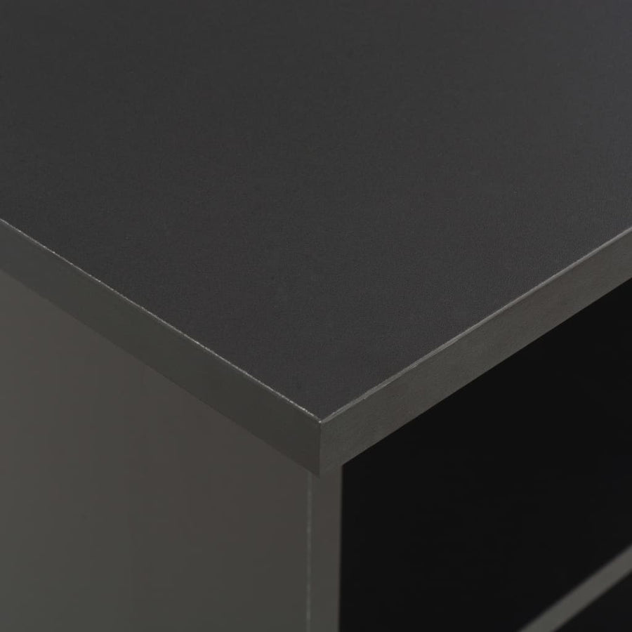 Barbord, svart, 60x60x110 cm