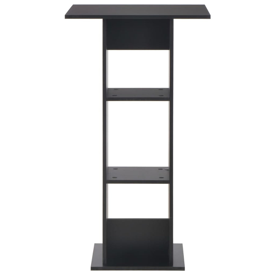 Barbord, svart, 60x60x110 cm