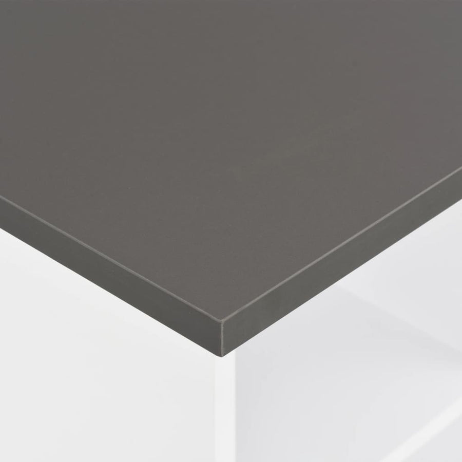 Barbord, vitt, 60x60x110 cm