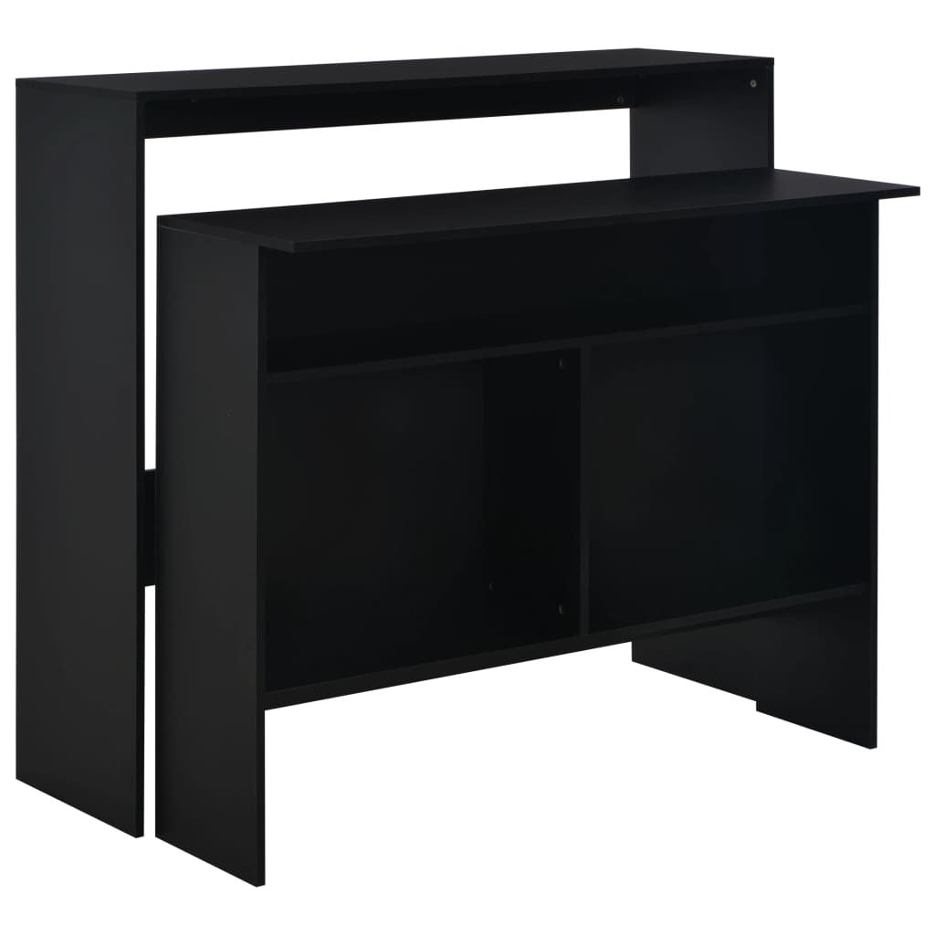 Baarip yt Kahdella P yt tasolla Musta 130x40x120 Cm Preeco fi baarip-yt-kahdella-p-yt-tasolla-musta-130x40x120-cm-preeco-fi