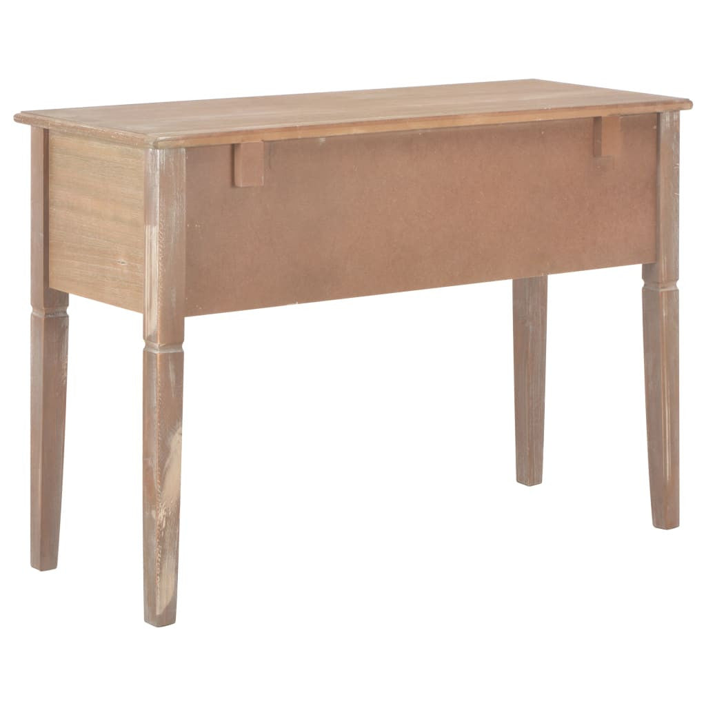 Kirjoituspöytä ruskea 109,5x45x77,5 cm puinen