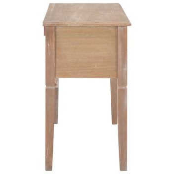 Kirjoituspöytä ruskea 109,5x45x77,5 cm puinen
