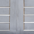 7-osainen ulkoruokailuryhmä täysi akaasiapuu harmaa