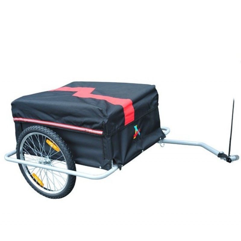 Tavaraperäkkäry Polkupyörään, Musta