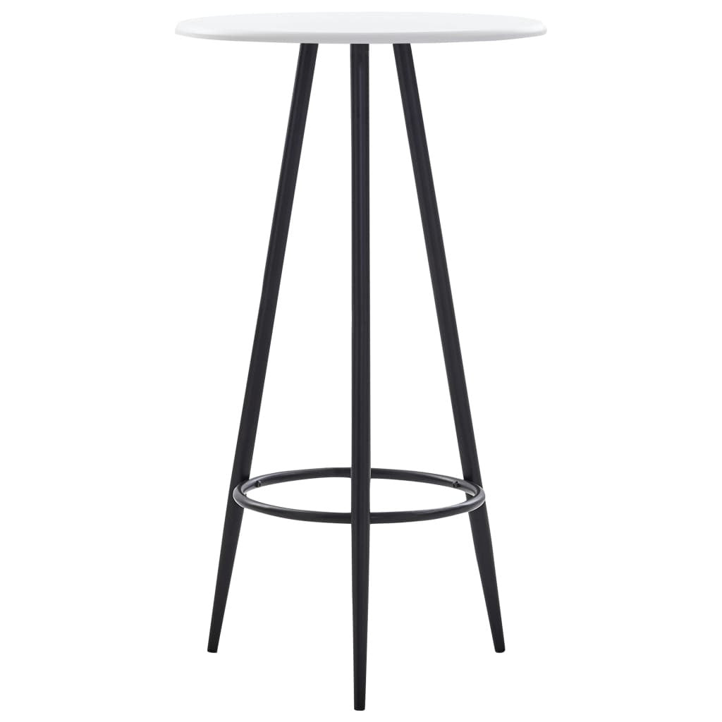 Barbord, vitt, 60x107,5 cm, MDF