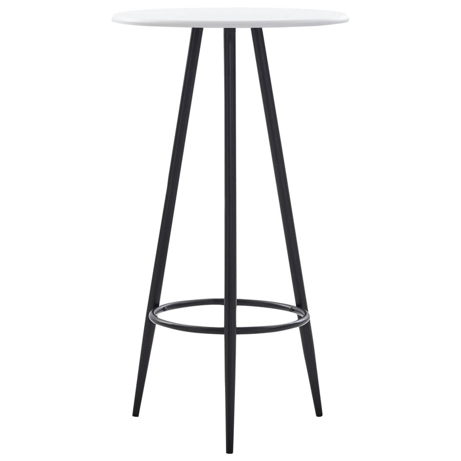 Barbord, vitt, 60x107,5 cm, MDF