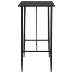 Baaripöytä musta 120x60x110 cm MDF