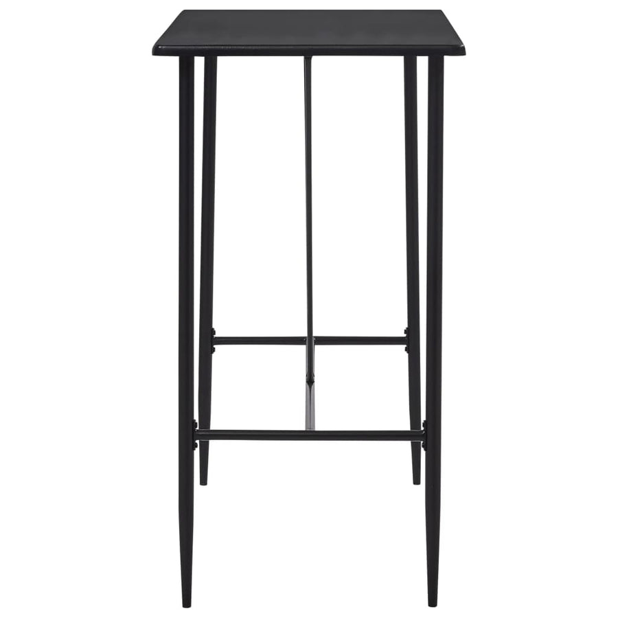 Barbord, svart, 120x60x110 cm, MDF