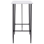 Baaripöytä valkoinen 120x60x110 cm MDF