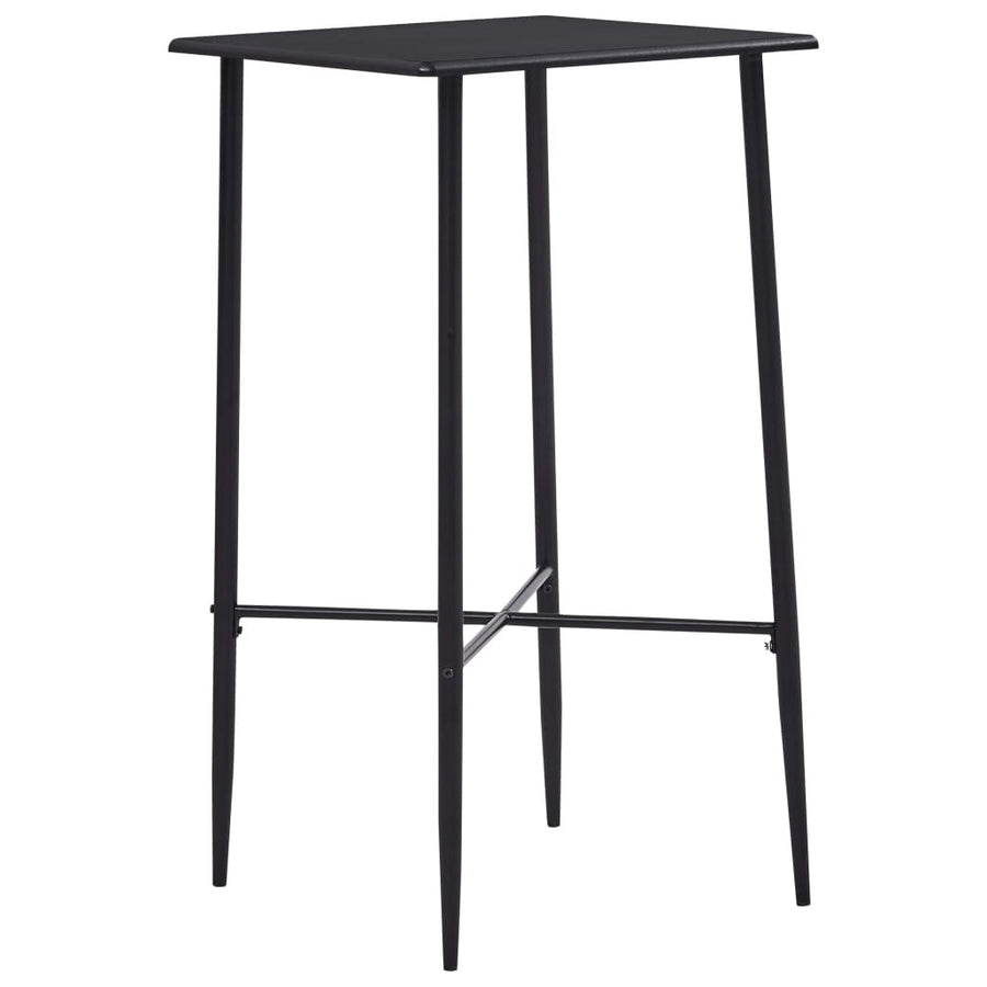 Barbord, svart, 60x60x111 cm, MDF