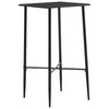 Barbord, svart, 60x60x111 cm, MDF